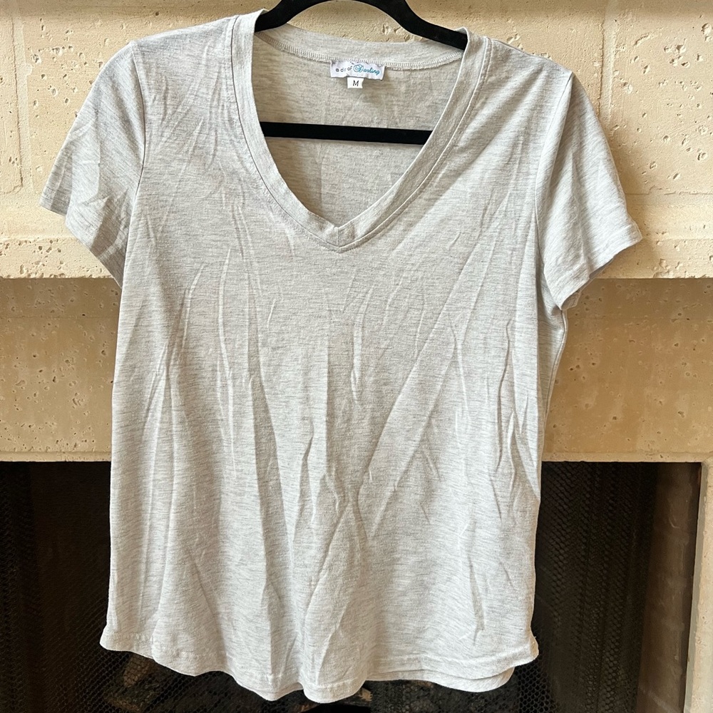 Gray soft T-shirt